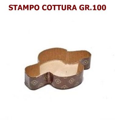 Stampo colomba da cottura gr.100 (confezione da pz.30) Novaservice