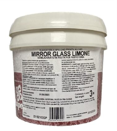 Glassa a specchio Limone mirror glass kg.3 Laped