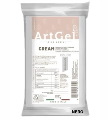 Panna in polvere colore Nero kg.1 ArtGel