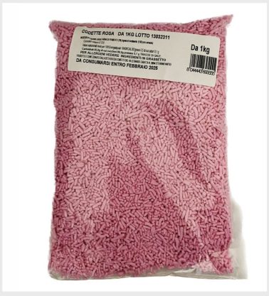 Codetta di zucchero Rosa kg.1 Boccia