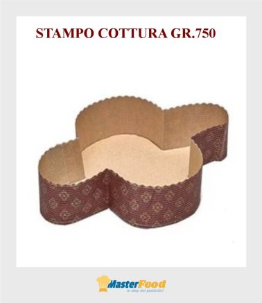 Stampo colomba da cottura gr.750 (confezione da pz.25) Ecopack