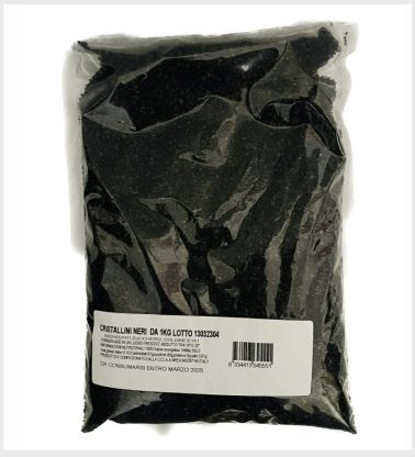 Cristalli di zucchero Neri kg.1 Boccia