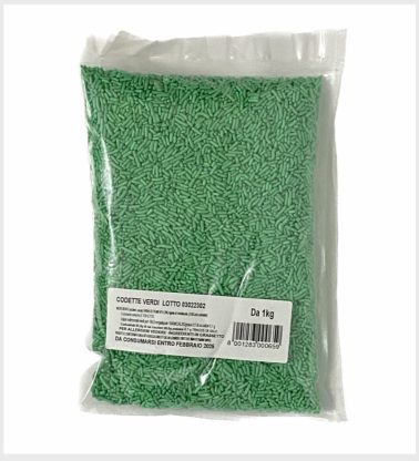 Codetta di zucchero verde kg.1 Boccia