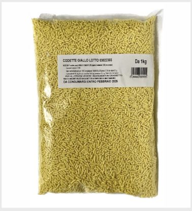 Codetta di zucchero Gialla kg.1 Boccia