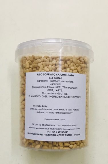 Riso soffiato caramellato gr.500
