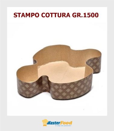 Stampo colomba da cottura gr.1500 in cartSTAMPO COLOMBA DA COTTURA,a micronda
