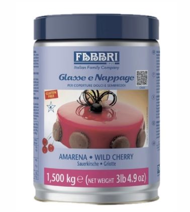 Glassa a specchio AMARENA nappage kg.1,500 (glutenfree) Fabbri