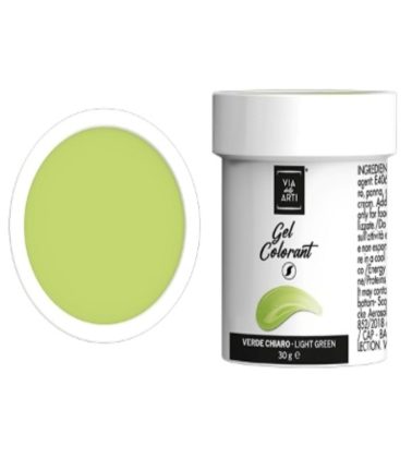 Colorante gel Verde chiaro gr.30 (glutenfree) Volcke