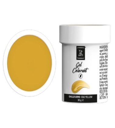 Colorante gel Giallo uovo gr.30 (glutenfree) Volcke