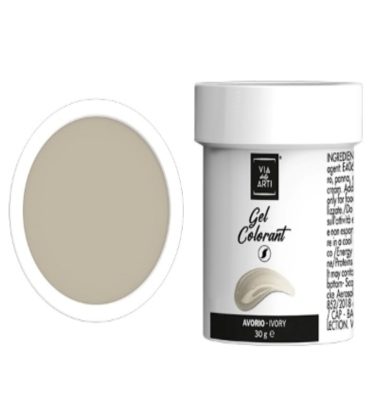 Colorante gel Avorio gr.30 (glutenfree) Volcke