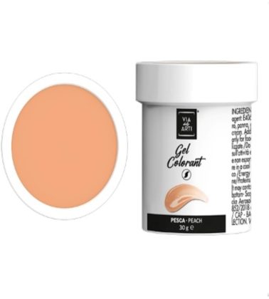 Colorante gel Pesca gr.30 (glutenfree) Volcke