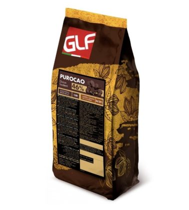 Goccine di cioccolato puro fondente Purocao 46% busta kg.2,500 Glf