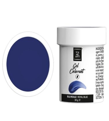 Colorante gel Blu Reale gr.30 (glutenfree) Volcke