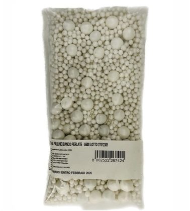 Festival palline bianche perlate gr.500 Boccia