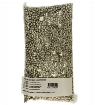 Festival palline argento gr.500 Boccia