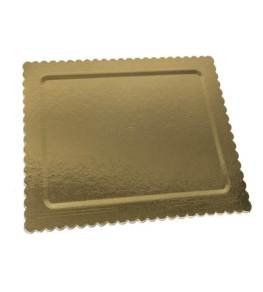 Piatto ala cartone Oro rettangolare cm.30x40 confezione kg.10