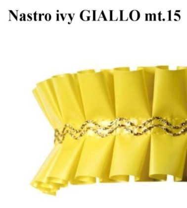 Nastro girotorta ivy GIALLO mt.15 wfd