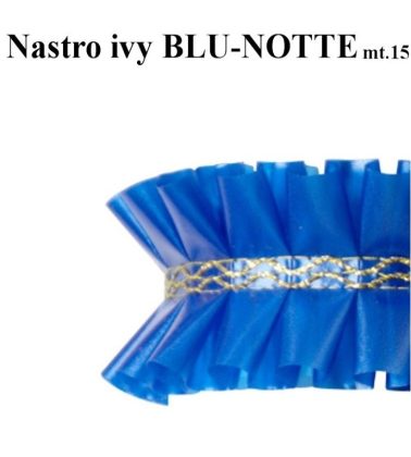 Nastro girotorta ivy BLU NOTTE mt.15 wfd