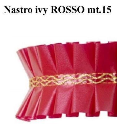 Nastro girotorta ivy ROSSO mt.15 wfd