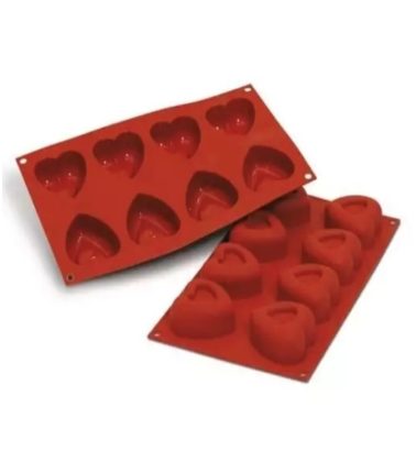 Stampo silicone passion 8 forme 59x62 H32 mm (cod: SF087) Silikomart