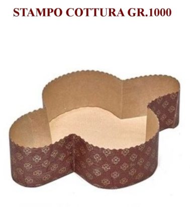 Stampo colomba da cottura gr.1000 (confezione da pz.30) Novaservice