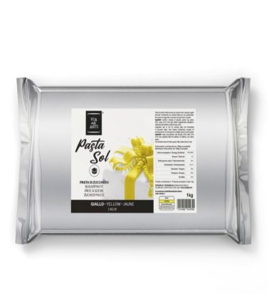 Pasta di zucchero giallo kg.1 Volcke