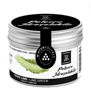 Colorante in polvere Verde lime idrosolubile concentrato gr.25 volcke