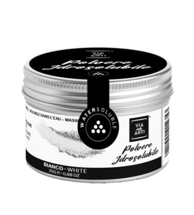 Colorante in polvere Bianco idrosolubile concentrato gr.25 volcke