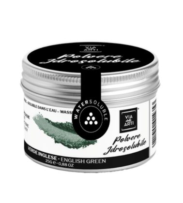 Colorante in polvere Verde Inglese idrosolubile concentrato gr.25 volcke