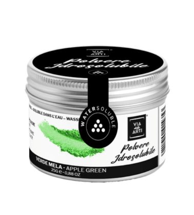 Colorante in polvere Verde mela idrosolubile concentrato gr.25 volcke