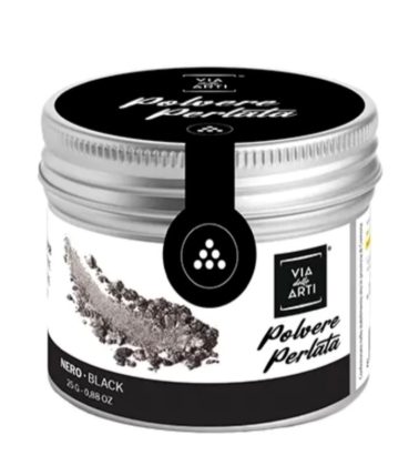 Colorante in polvere Perlato Nero gr.25 Volcke