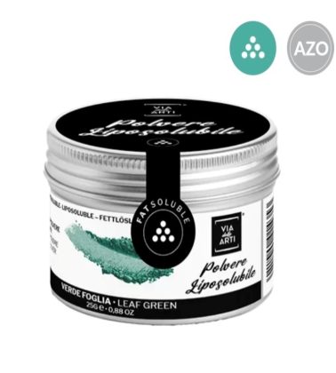Colorante in polvere liposolubile Verde foglia concentrato gr.25 volcke