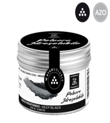 Colorante in polvere Nero idrosolubile concentrato gr.25 volcke