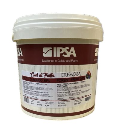 Passata frutti di bosco 35% Cuor di Frutta cremosa kg.6 Ipsa