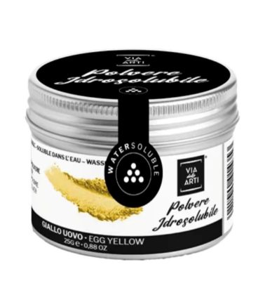 Colorante in polvere Giallo uovo idrosolubile concentrato gr.25 volcke