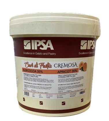Passata albicocca 35% Cuor di Frutta cremosa kg.15 Ipsa