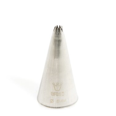 Bocchetta decorative stella D.4 mm Inox (BF 310) Martellato