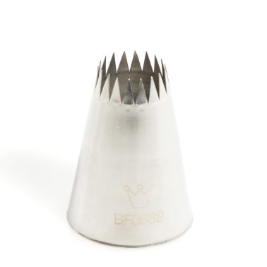 Bocchetta (BF 0867) Stella D.18 mm. Inox Martellato