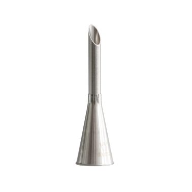 Bocchetta decorativa da riempimento D.8 mm H 92mm Inox (BIM 232) Martellato