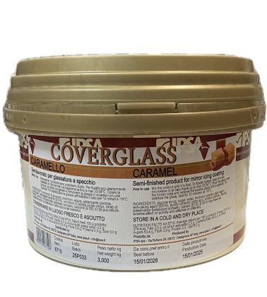 Glassa a specchio Caramello coverglass kg.3 Ipsa