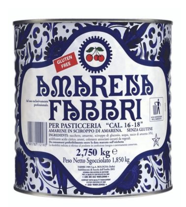 Amarena intera 16-18 kg.2,750 (glutenfree) Fabbri