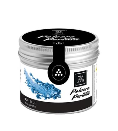 Colorante in polvere Perlato Blu gr.25 Volcke