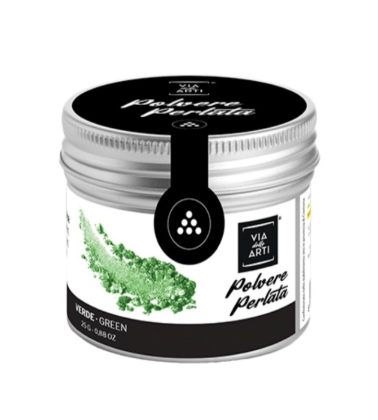 Colorante in polvere Perlato Verde gr.25 Volcke