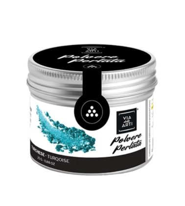 Colorante in polvere Perlato Turchese gr.25 Volcke