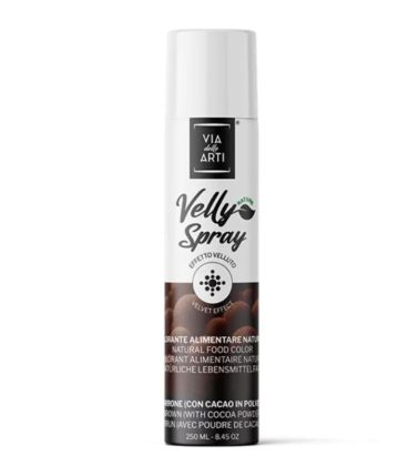Colorante spray Marrone natura Velly (con cacao in polvere) ml.250 Volcke