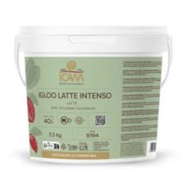 Cioccolato Latte Igloo 40% kg.3,500 Icam