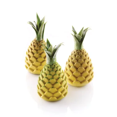 Stampo in silicone foresta e ananas 5 forme 110 60H73mm SILIKOMART