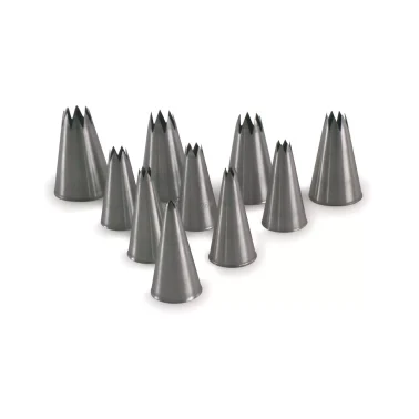 Bocchetta BS 10 s foro stella miste inox martellato