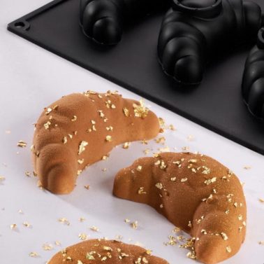 Stampo in silicone Croissant 20 impronte 600x400mm Pavoni
