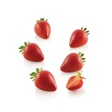 Stampo in silicone fragola 30 15 forme 48x37H33mm SILIKOMART